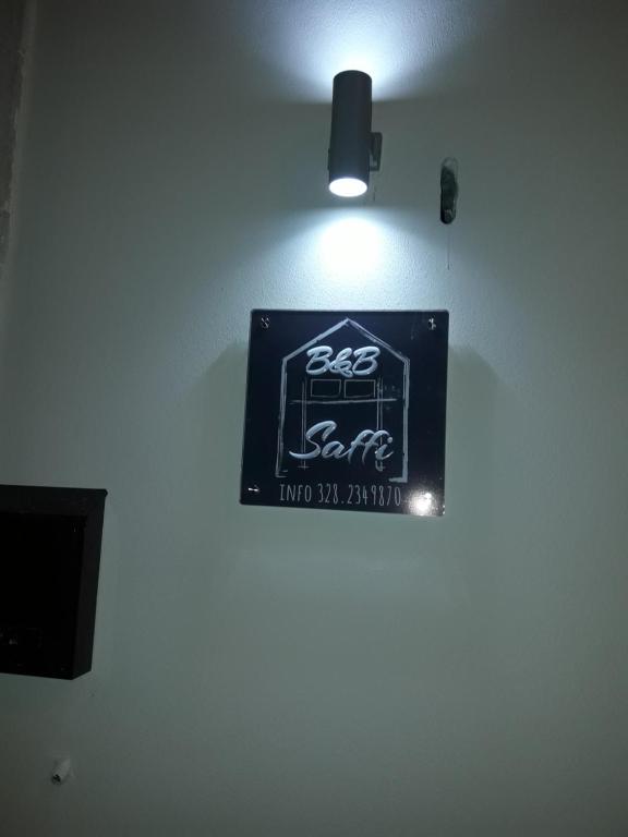 Certifikát, ocenenie alebo iný dokument vystavený v ubytovaní B&B Saffi