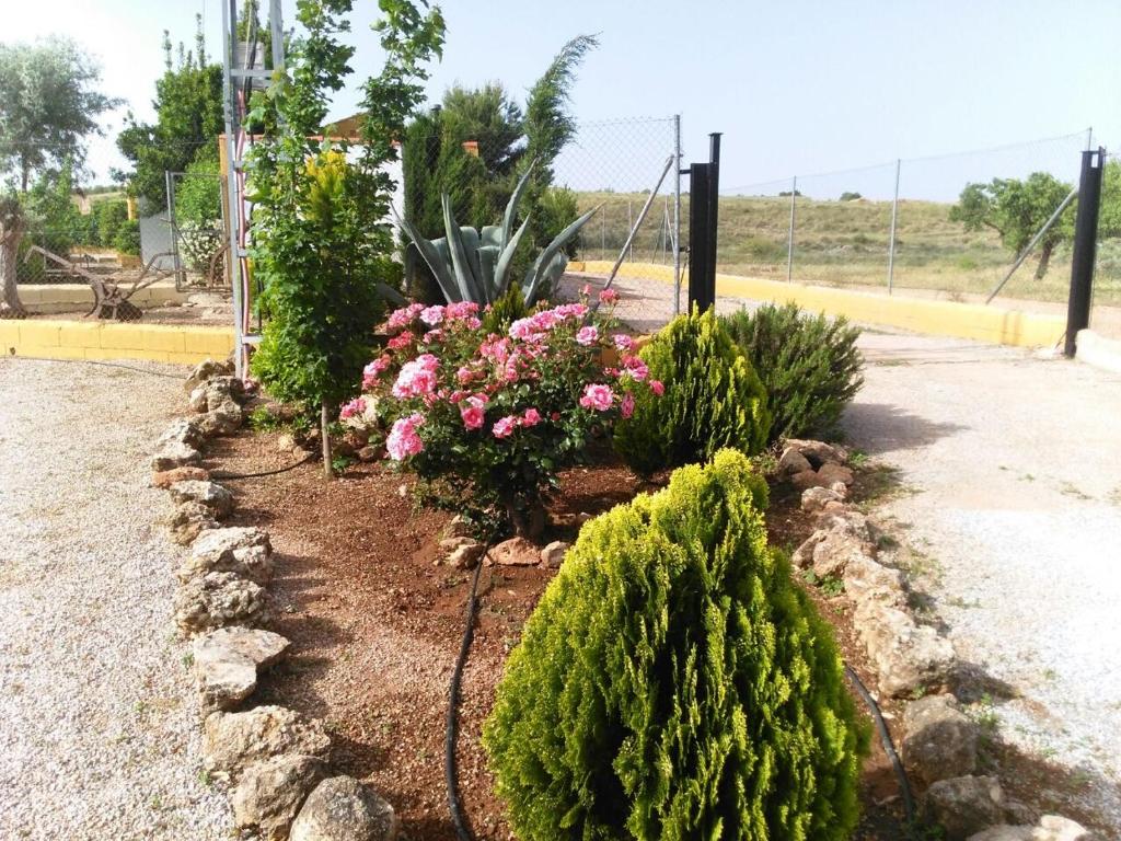 Zahrada ubytování Alojamientos Rurales la Loma