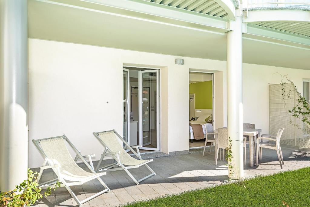 Zahrada ubytování Hotel Vischi
