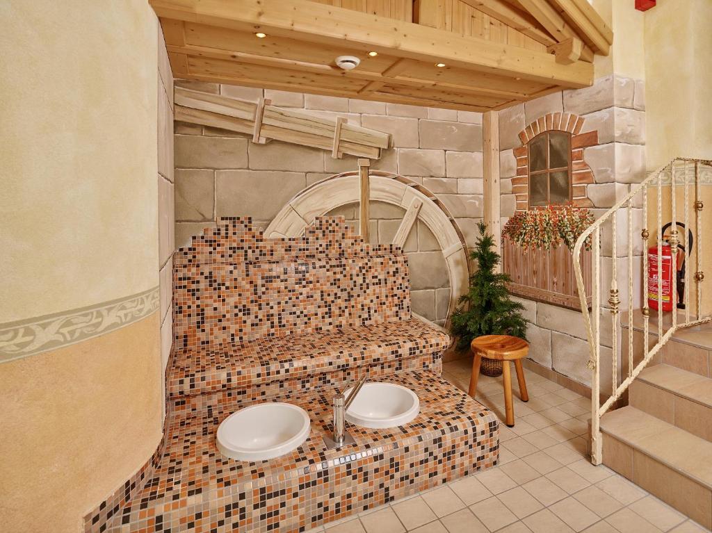 Koupelna v ubytování Hotel Gasthof Schöpf