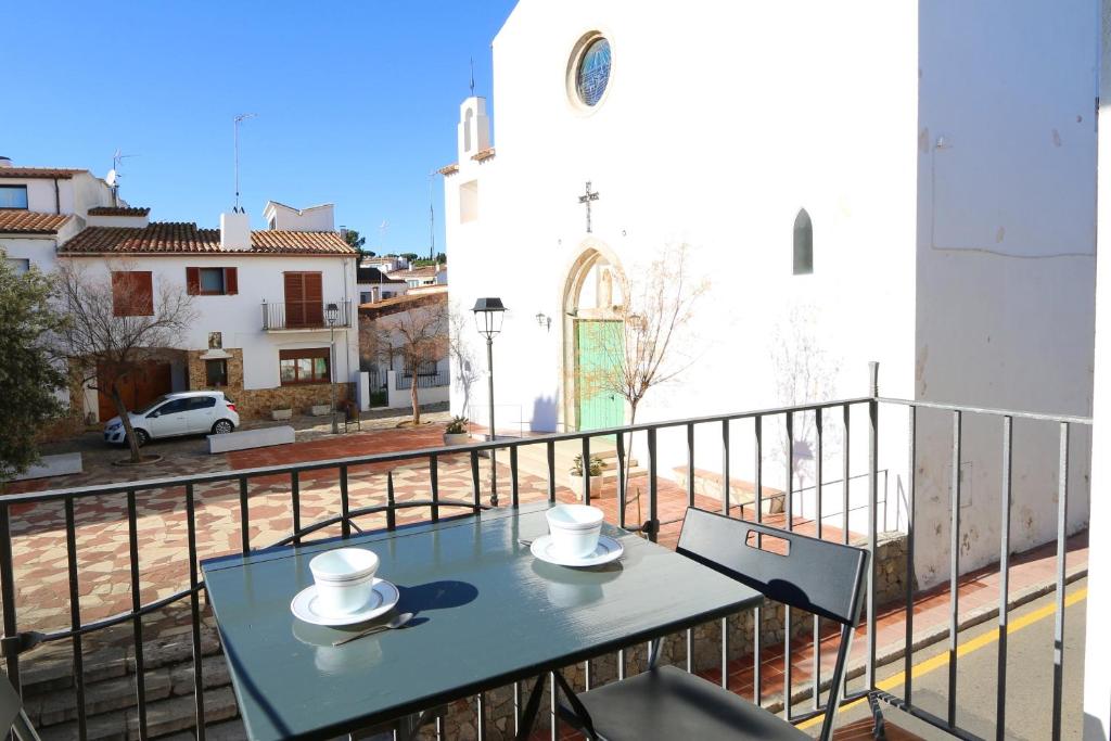 Balkón nebo terasa v ubytování Apartament Antic Plankton - Calella Palafrugell - Free Parking, Beach, Wifi, Perfect holidays