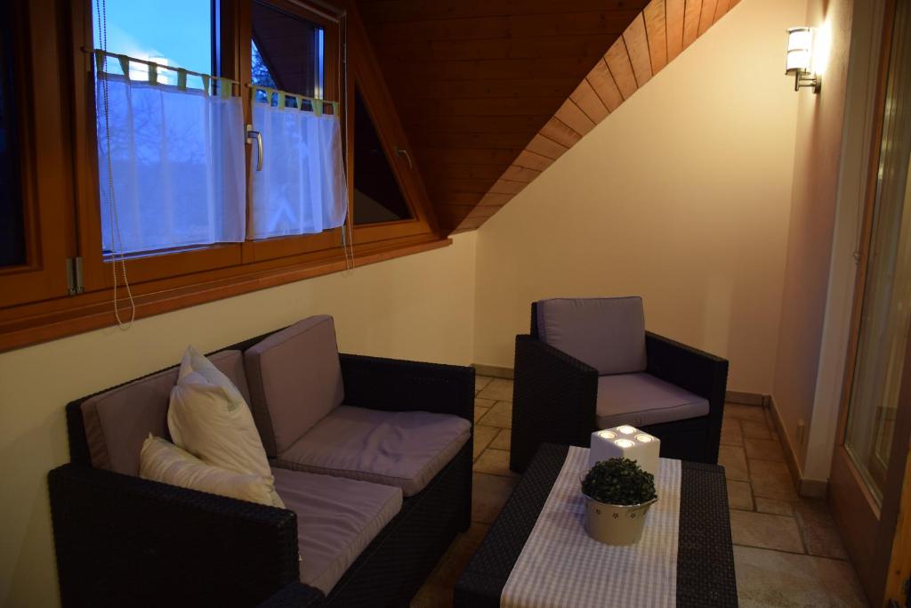 Posezení v ubytování Ferienwohnung