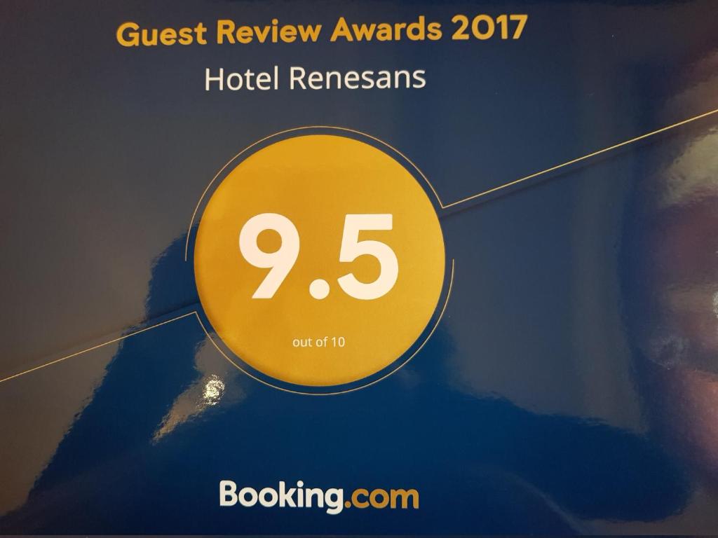 Certifikát, hodnocení, plakát nebo jiný dokument vystavený v ubytování Hotel Renesans