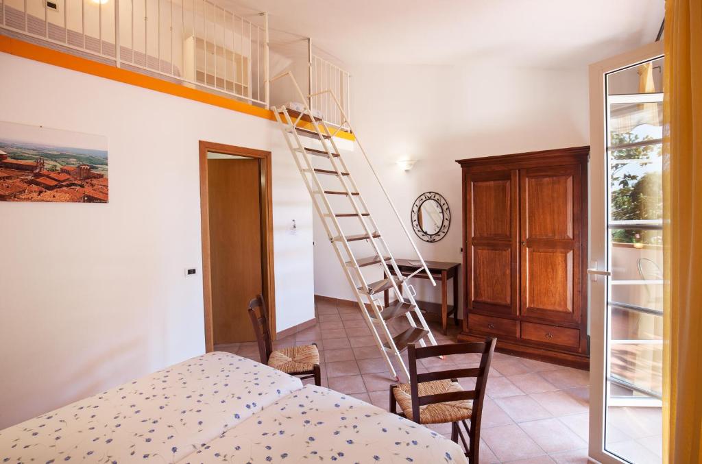 Postel nebo postele na pokoji v ubytování Massa Vecchia