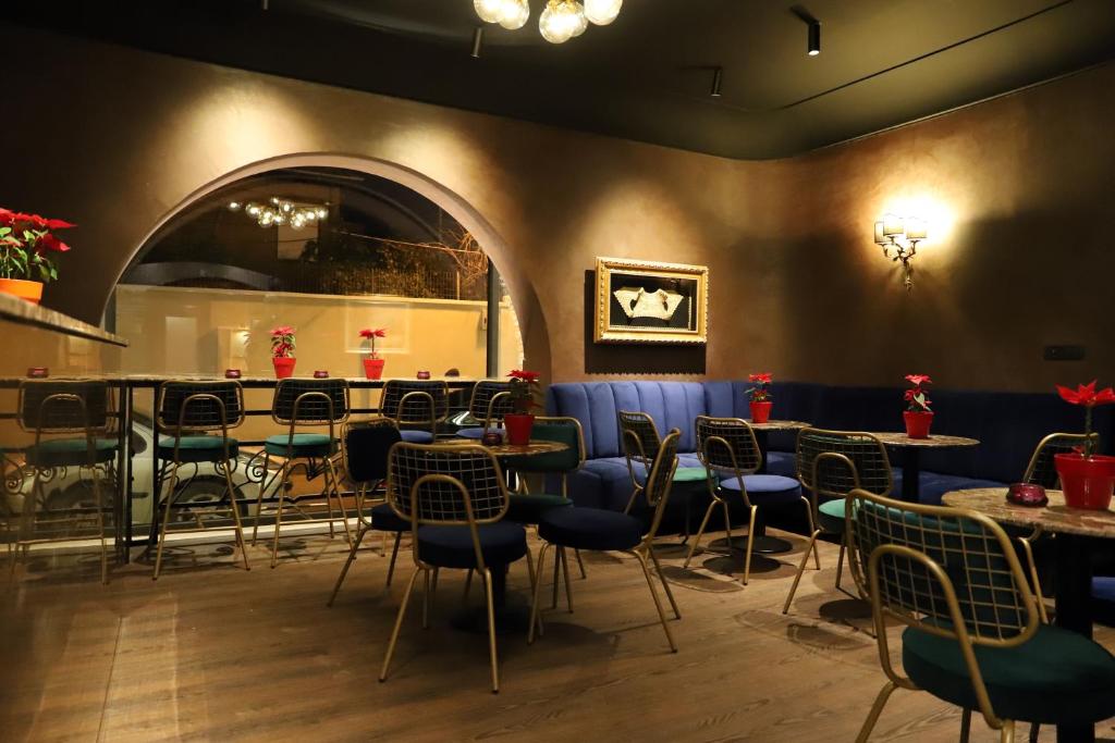 Et sittehjørne på Mondial Hotel
