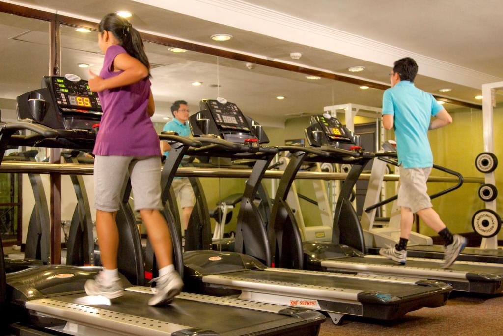 Fitness centrum a/nebo fitness zařízení v ubytování Sunway Hotel Phnom Penh