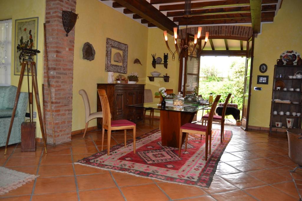 Posezení v ubytování B&B Il Martin Pescatore