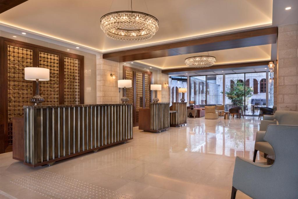 Posezení v ubytování The Setai Tel Aviv, a Member of the leading hotels of the world