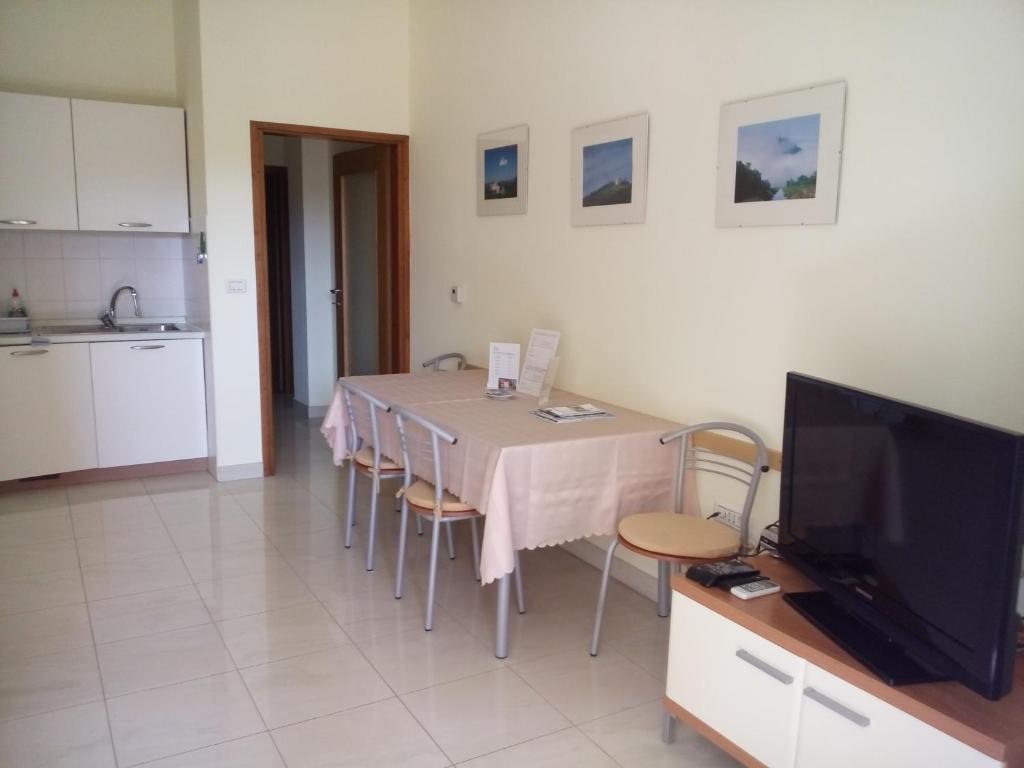 Kuchyň nebo kuchyňský kout v ubytování Apartments Villa Fernetich