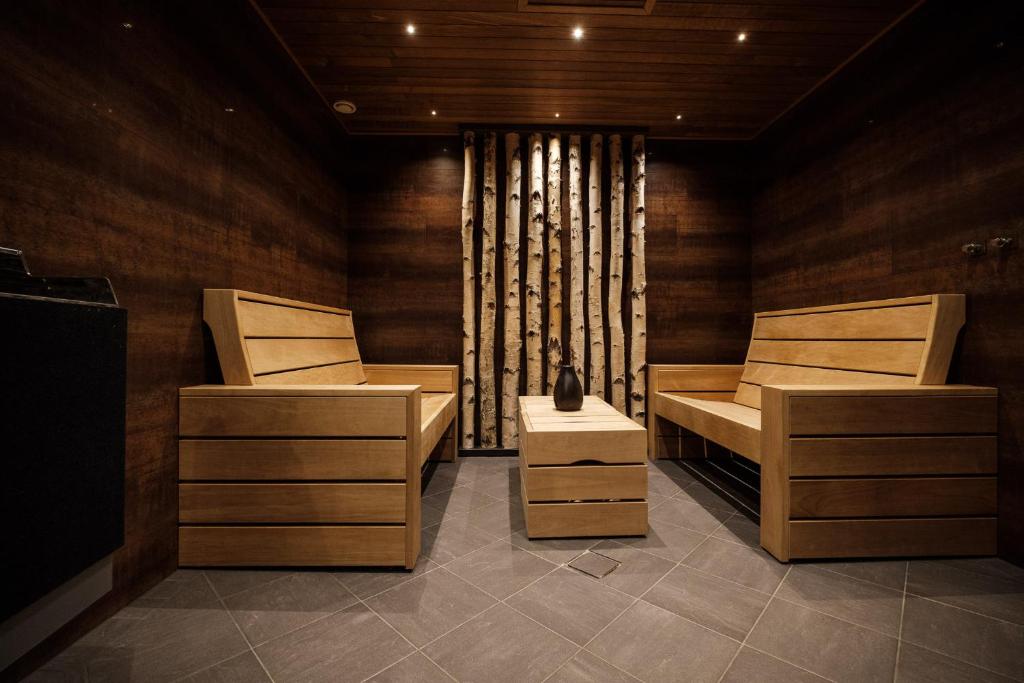 Posezení v ubytování Badhotellet Spa & Konferens