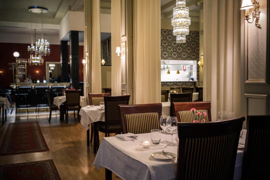 Nápoje v ubytování Badhotellet Spa & Konferens