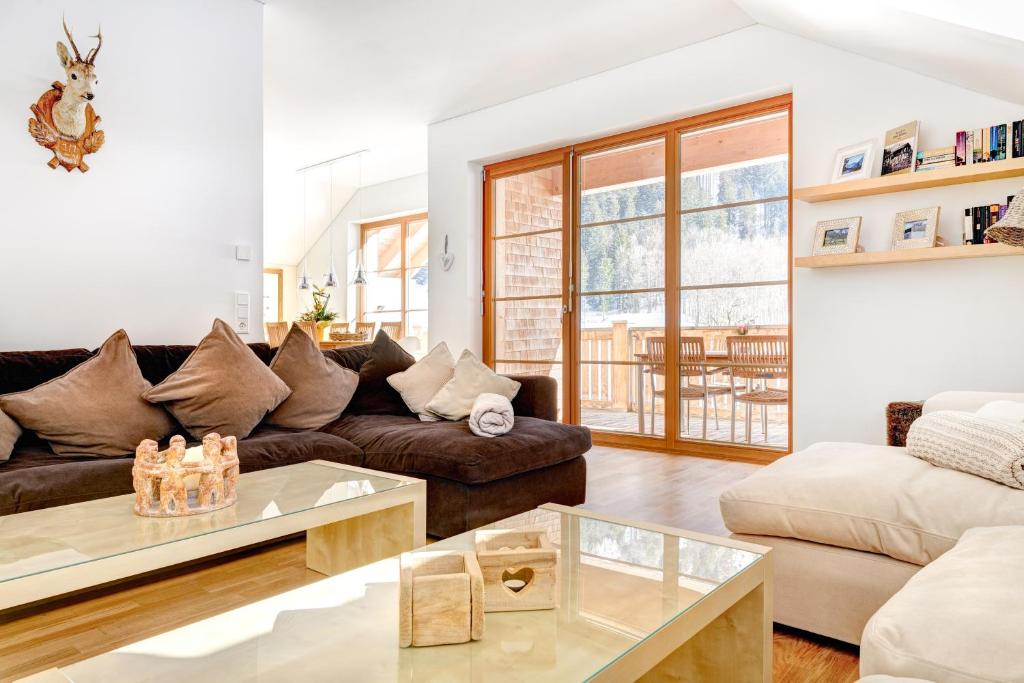 Posedenie v ubytovaní Penthouse mountain view by A-Appartments