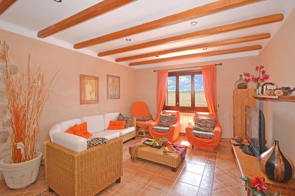 Posezení v ubytování Villa Gamundi