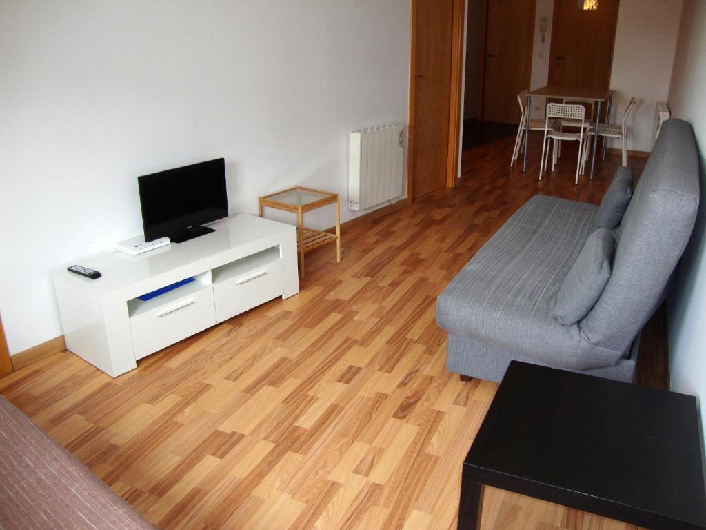 TV a/nebo společenská místnost v ubytování Apartamentos La Solana 3000