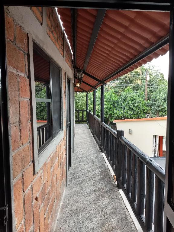 Balkón nebo terasa v ubytování Posada Don Jose