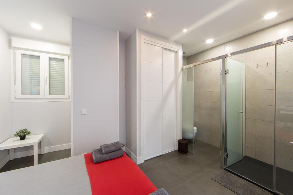 A bathroom at WindRose 1
