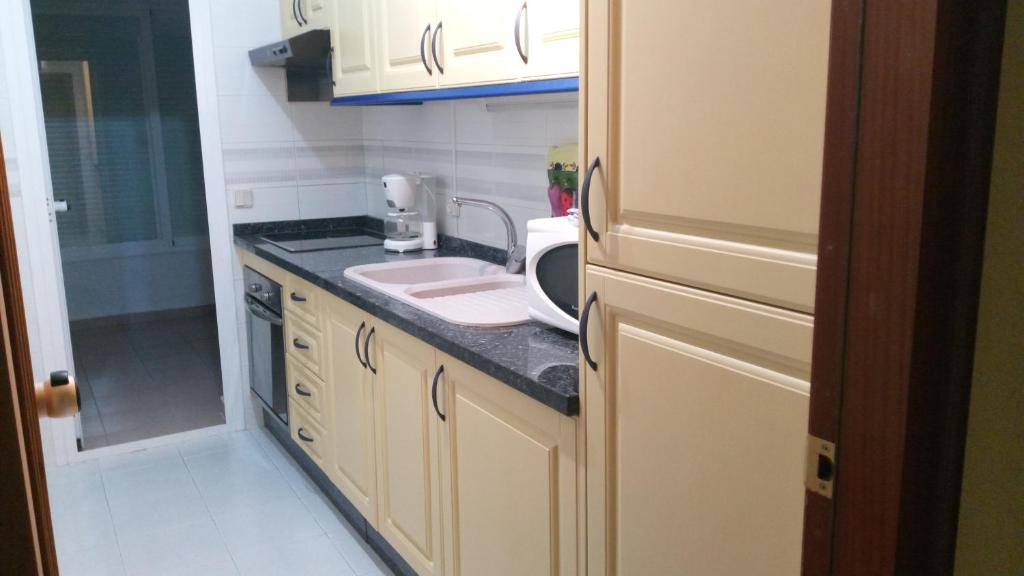 Kuchyňa alebo kuchynka v ubytovaní Apartamentos Esmeralda 2