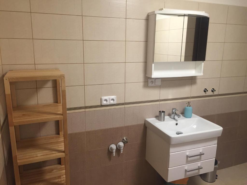 Koupelna v ubytování Apartmány TAS