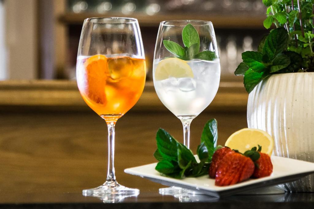 Nápoje v ubytování Hotel Alexandres