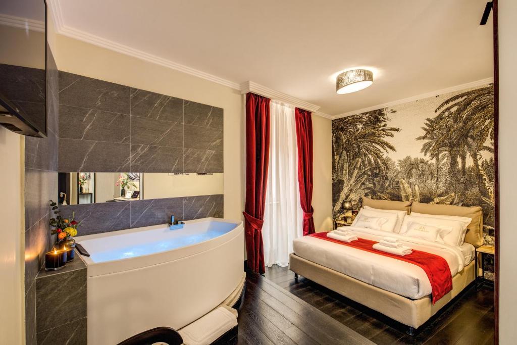 Voodi või voodid majutusasutuse PAX hotel toas