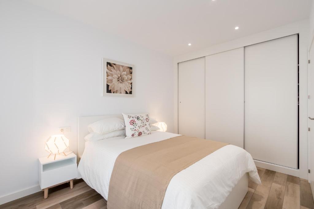 Postel nebo postele na pokoji v ubytování Apartamentos Centro en Recogidas, Granada