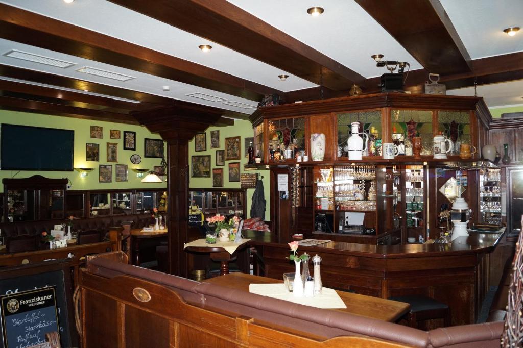 Lounge nebo bar v ubytování Ratsstübchen