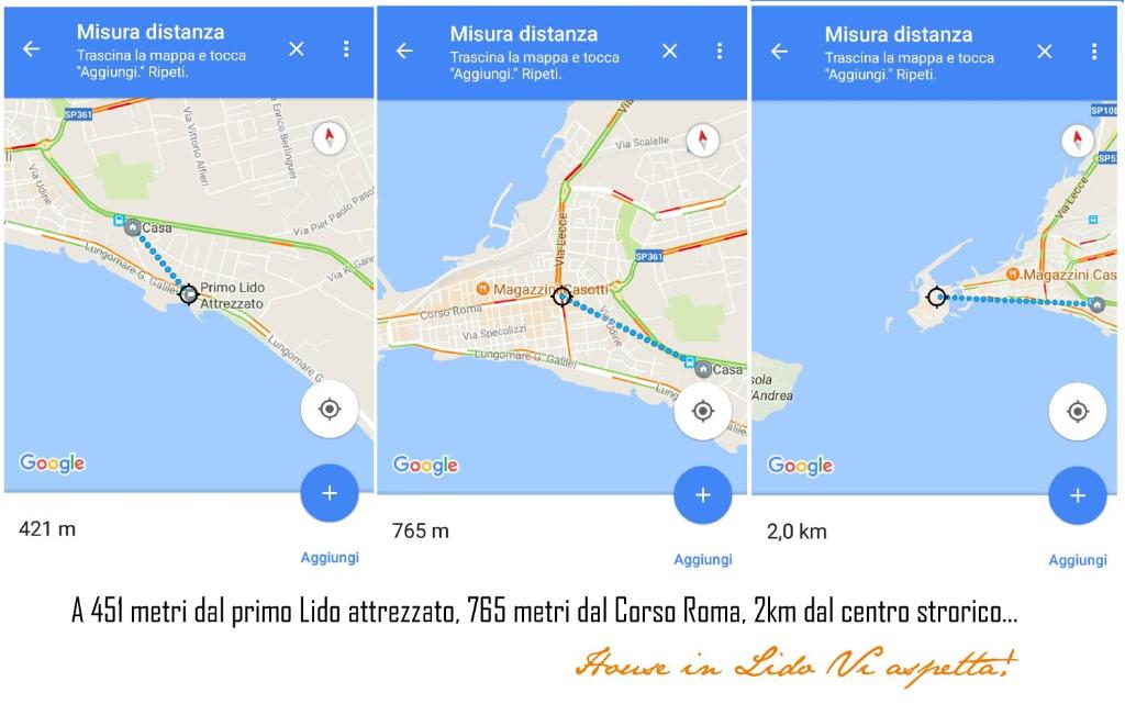 a map of the proposed improvements to the miami harbor link upgrade at House Lido in Gallipoli