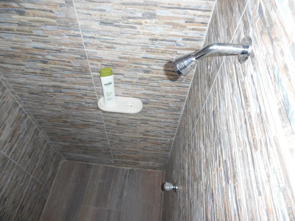 Koupelna v ubytování Hotel Olas