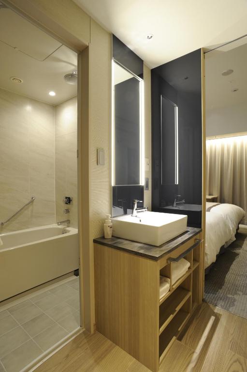 Koupelna v ubytování Hotel Keihan Tsukiji Ginza Grande