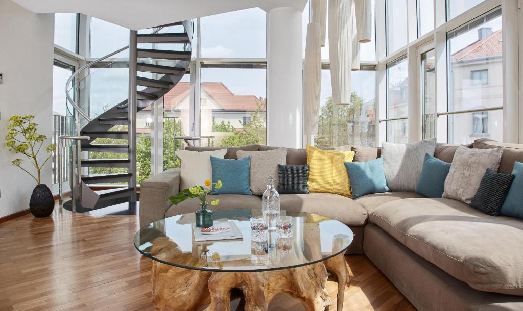 Posezení v ubytování Living Hotel Prinzessin Elisabeth
