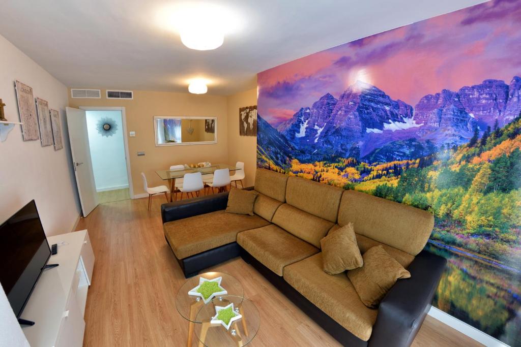 Posedenie v ubytovaní WonderStays Apartamento Boqueron