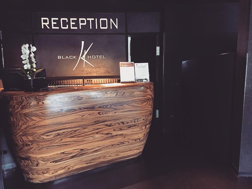 Vstupní hala nebo recepce v ubytování Black Hotel