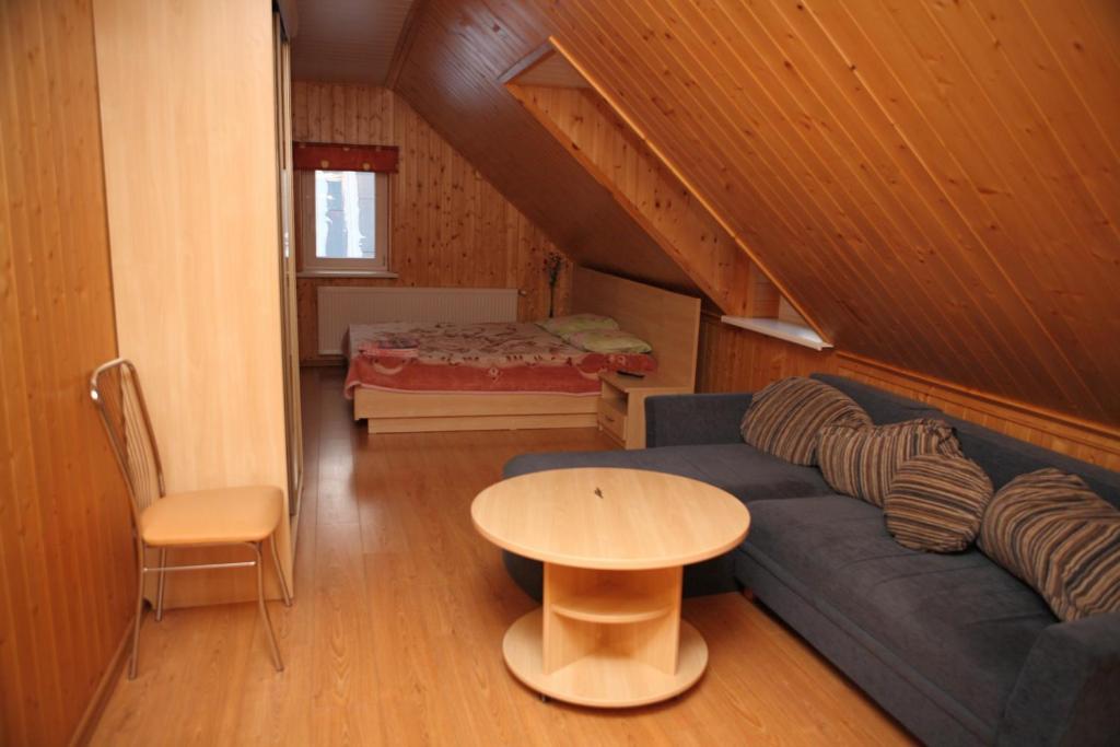 Tempat tidur dalam kamar di Algida House