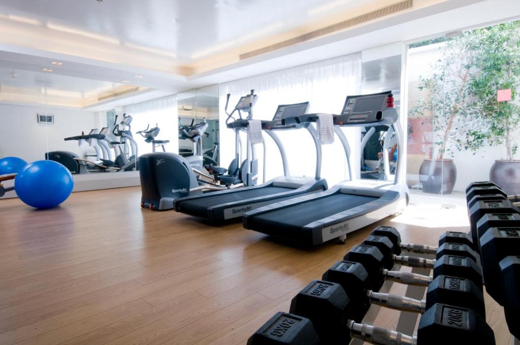 Fitness centrum a/nebo fitness zařízení v ubytování Leonardo Plaza Hotel Jerusalem