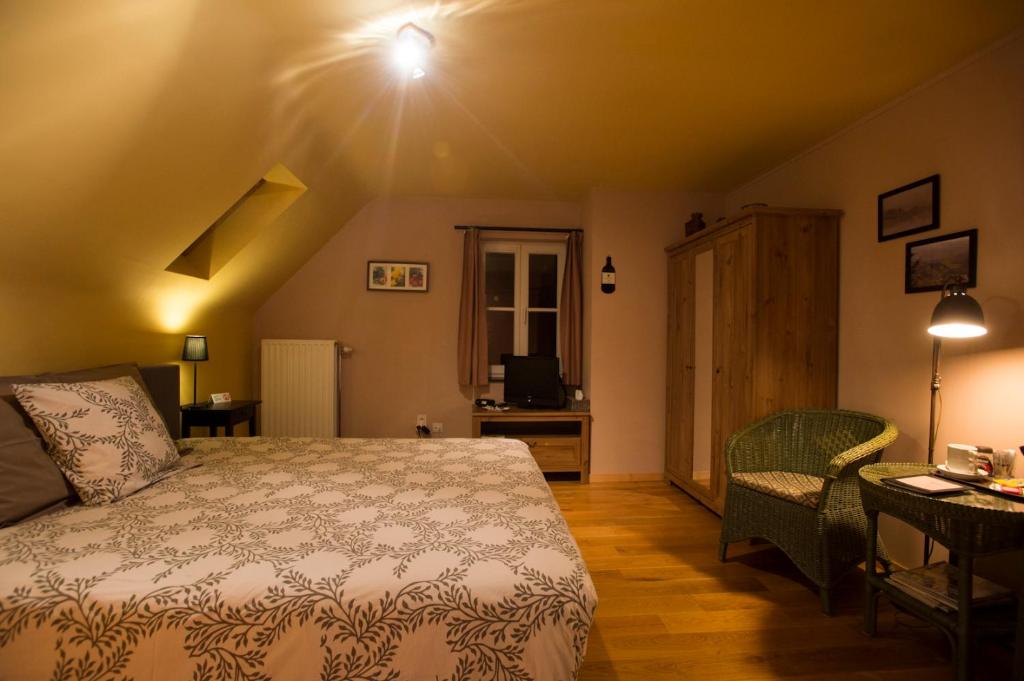 Postel nebo postele na pokoji v ubytování B&B La Clé du Sud