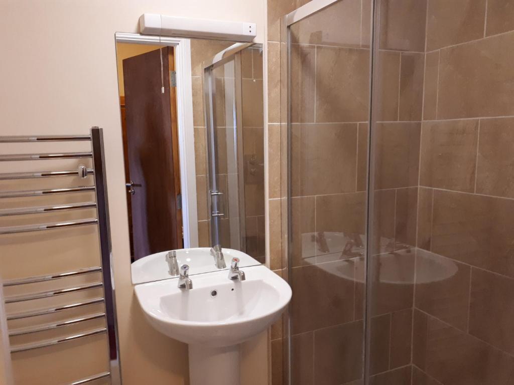 Koupelna v ubytování Bank House Guesthouse
