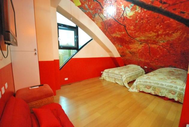 Postel nebo postele na pokoji v ubytování Maison-Philo Homestay B & B
