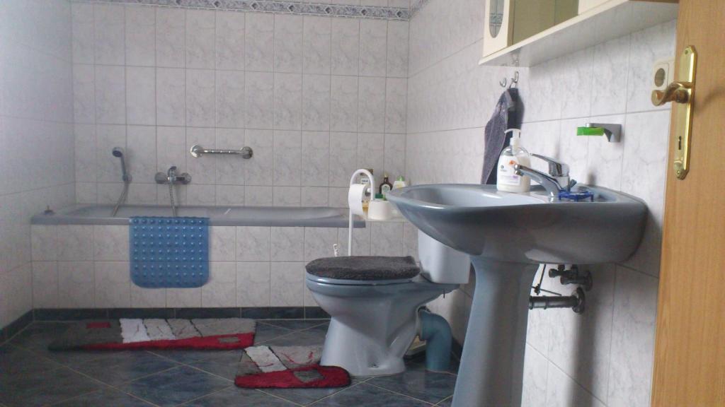 Koupelna v ubytování Villa Lotti