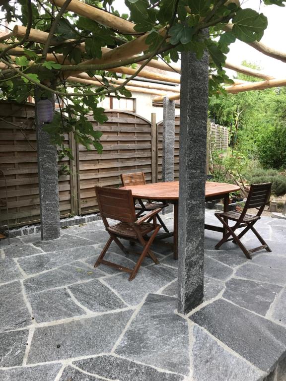 Patio nebo venkovní prostory v ubytování Domaine de la Coteire