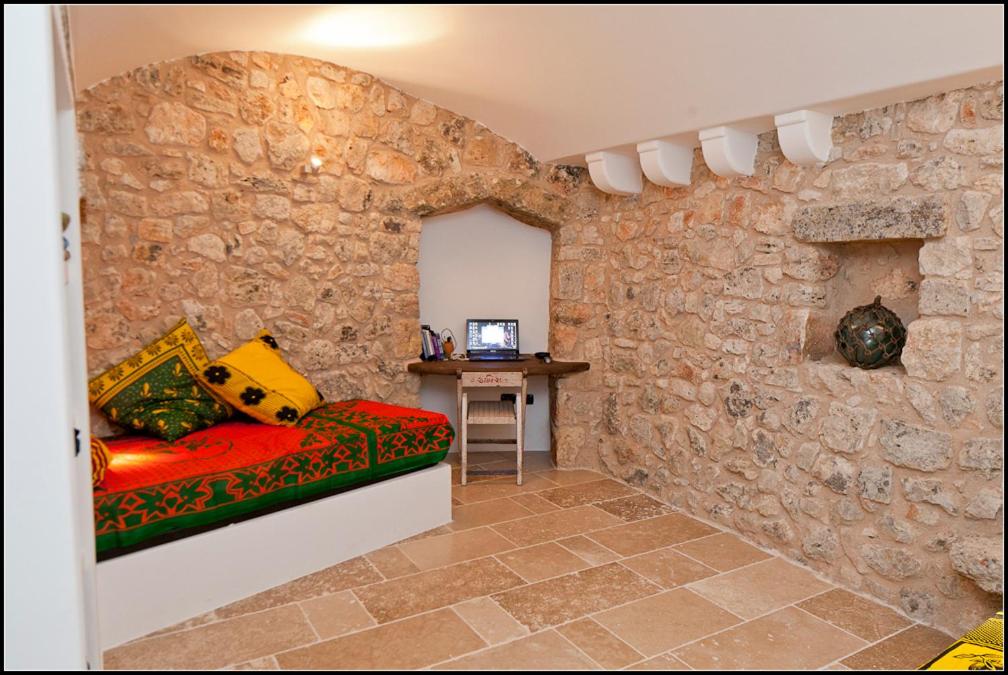 TV a/nebo společenská místnost v ubytování "IL BOSCO" di POZZO VOLITO