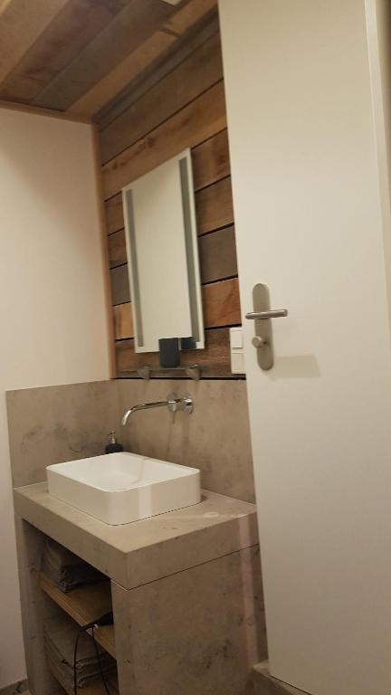 Koupelna v ubytování Miniapartment am Dalberg