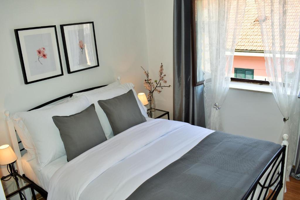 Postel nebo postele na pokoji v ubytování Apartment Antonija