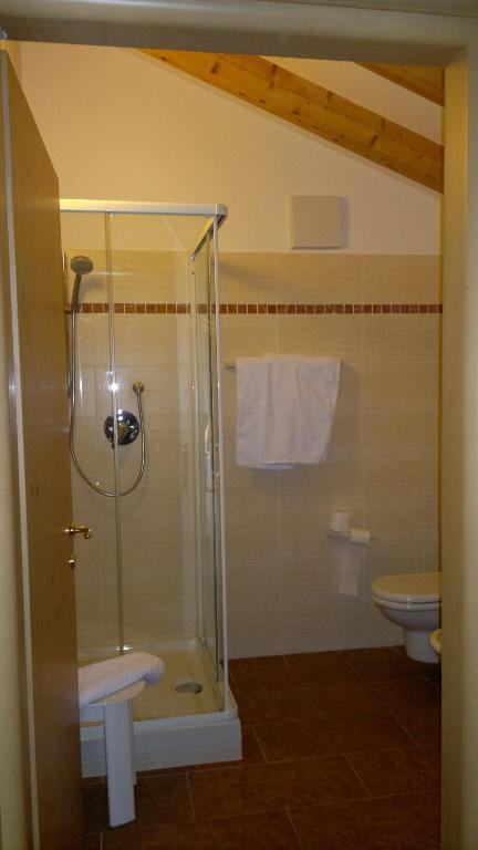 Koupelna v ubytování Hotel Sass Maor