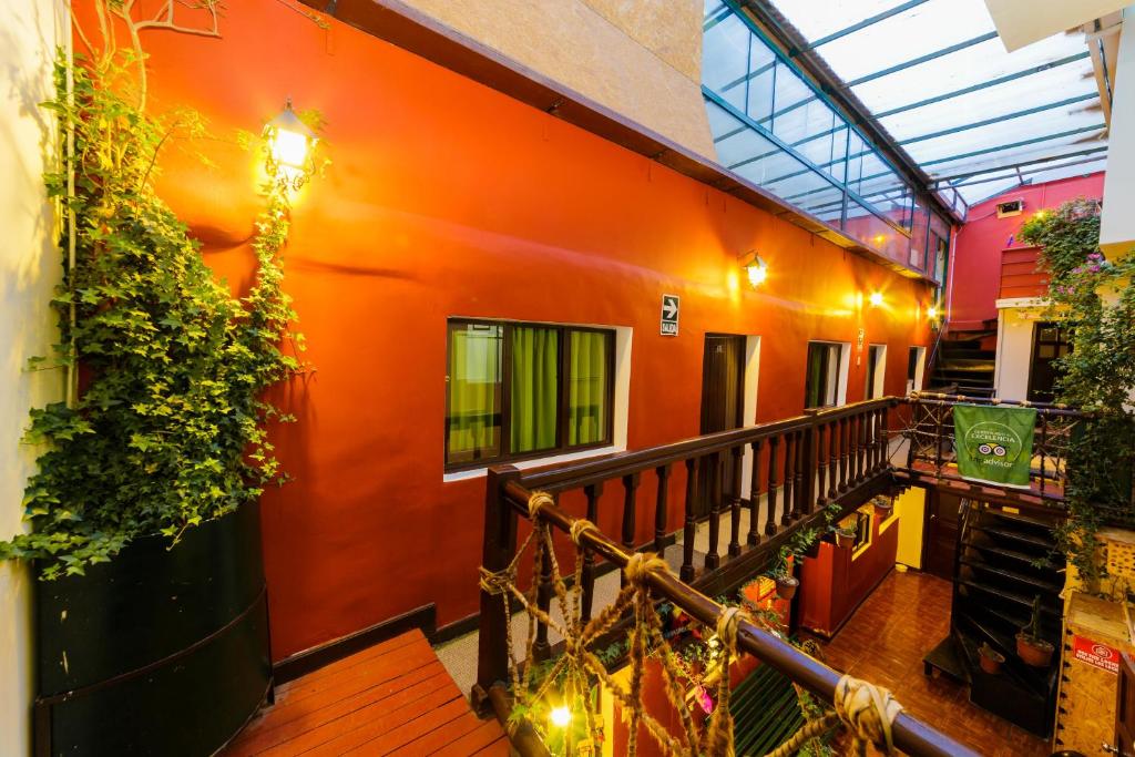 Balkón nebo terasa v ubytování Ukukus Hostel