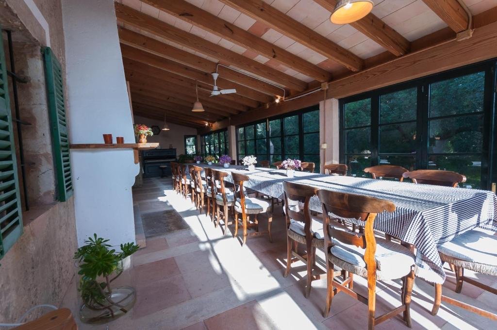Restaurace v ubytování Sa Casa Rotja