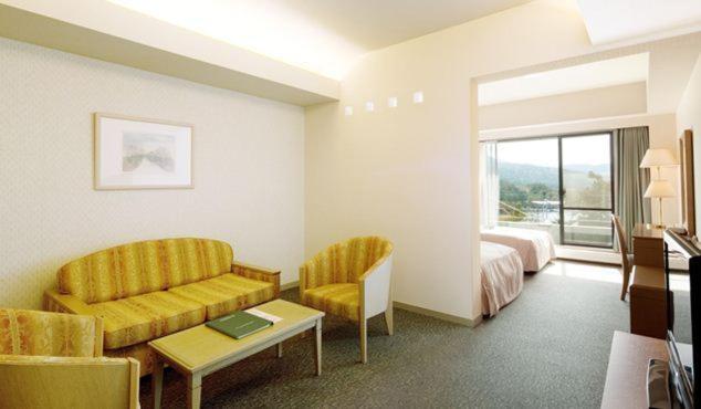 Posezení v ubytování Izumigo AMBIENT Tateshina Hotel