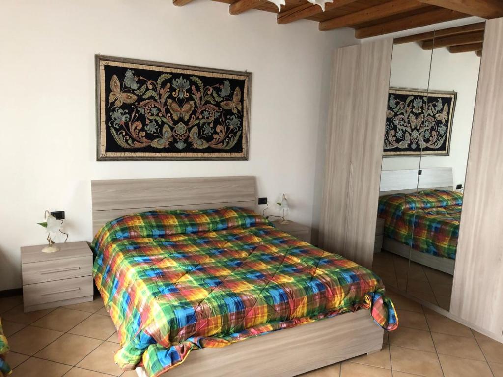 Łóżko lub łóżka w pokoju w obiekcie Mb bed & breakfast