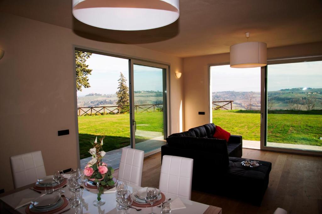 A seating area at Villa la torre