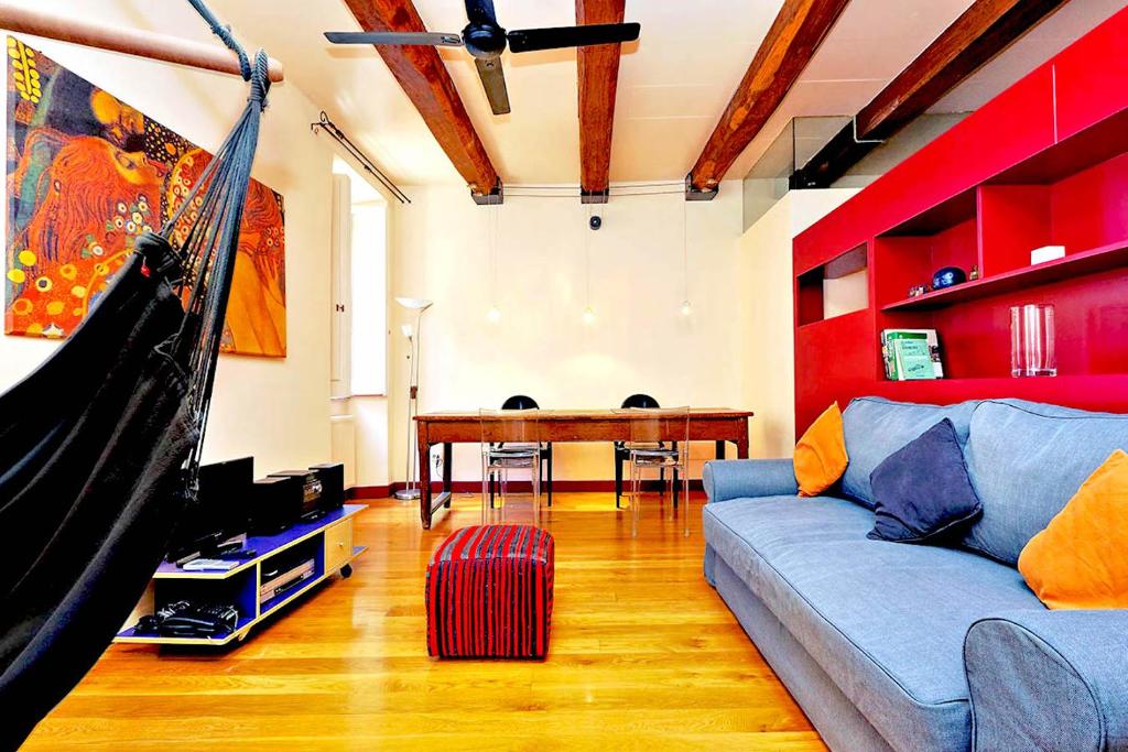Posedenie v ubytovaní delCINQUE 26 - Loft in Trastevere