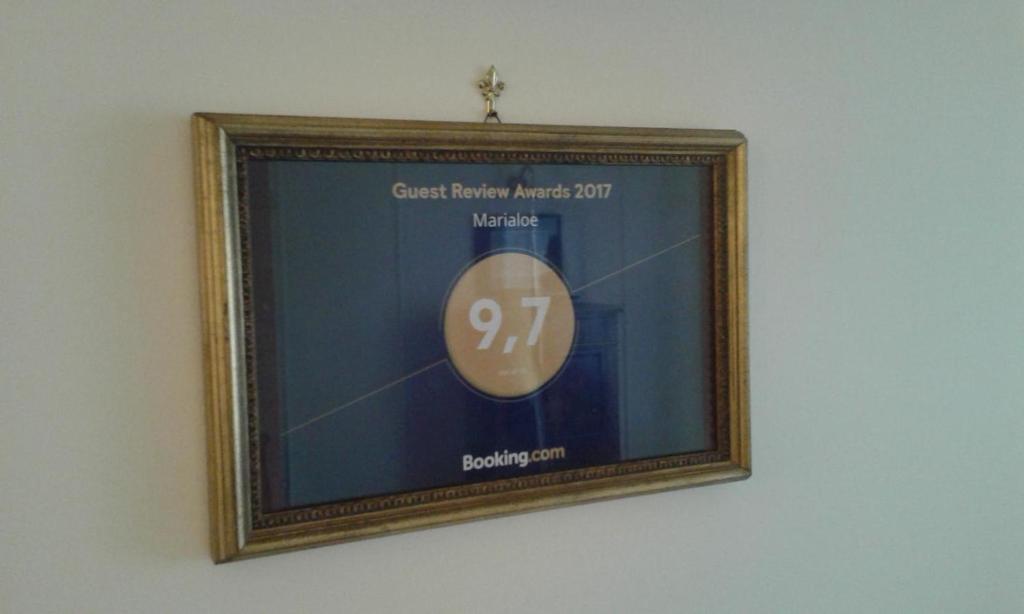 Certifikát, ocenenie alebo iný dokument vystavený v ubytovaní Marialoe
